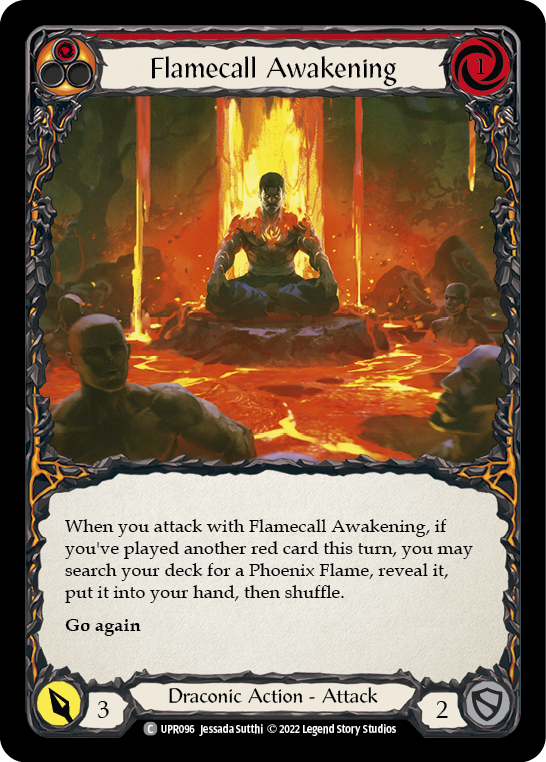 Flamecall Awakening [Uprising] Rainbow Foil
