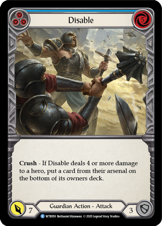 Disable (Blue) [Welcome to Rathe Unlimited] Unlimited Rainbow Foil