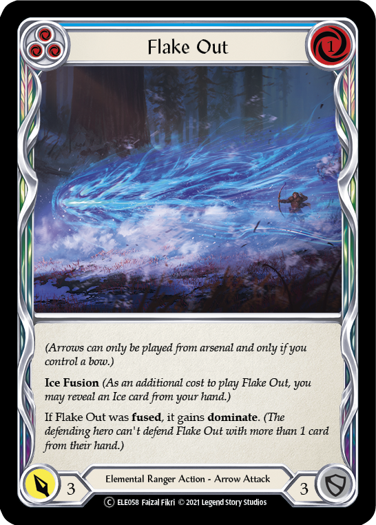 Flake Out (Blue) [Tales of Aria Unlimited] Unlimited Rainbow Foil