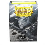 Dragon Shield Sleeves Dual Matte Snow 100ct