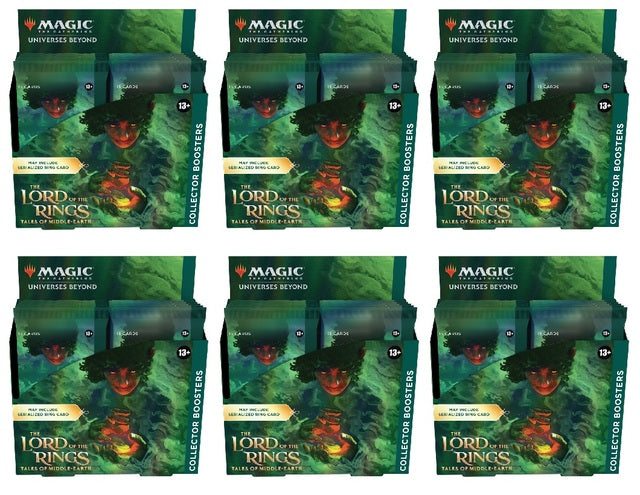 MTG LORD OF THE RINGS COLLECTOR BOOSTER BOX (Lot de 6)