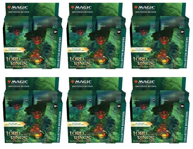 MTG LORD OF THE RINGS COLLECTOR BOOSTER BOX (Case of 6)