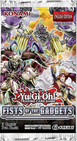 YGO BOOSTER PACK  FIST OF THE GADGET