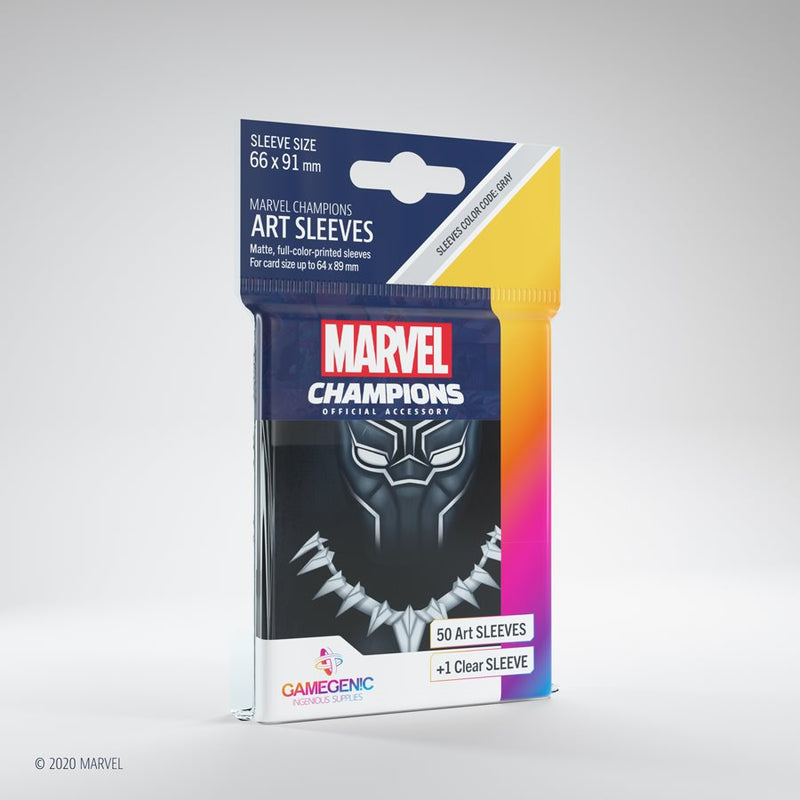 Sleeves: Marvel Champions Black Panther (50)