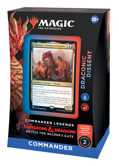 MTG COMMANDER LEGENDS BALDURS GATE : DRACONIC DISSENT COMMANDER