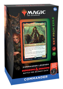 MTG COMMANDER LEGENDS BALDURS GATE: EXIT FROM EXILE COMMANDER