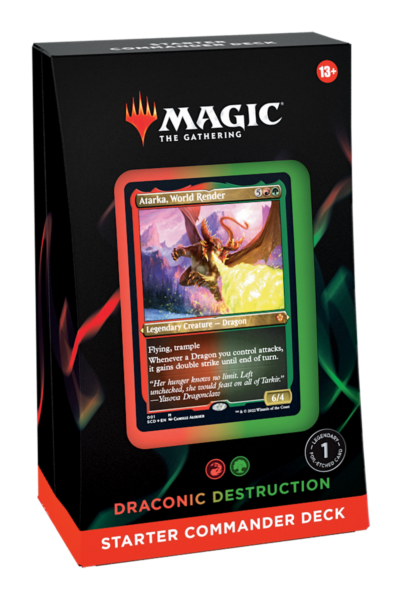 MTG Starter Commander Deck Draconic Destruction