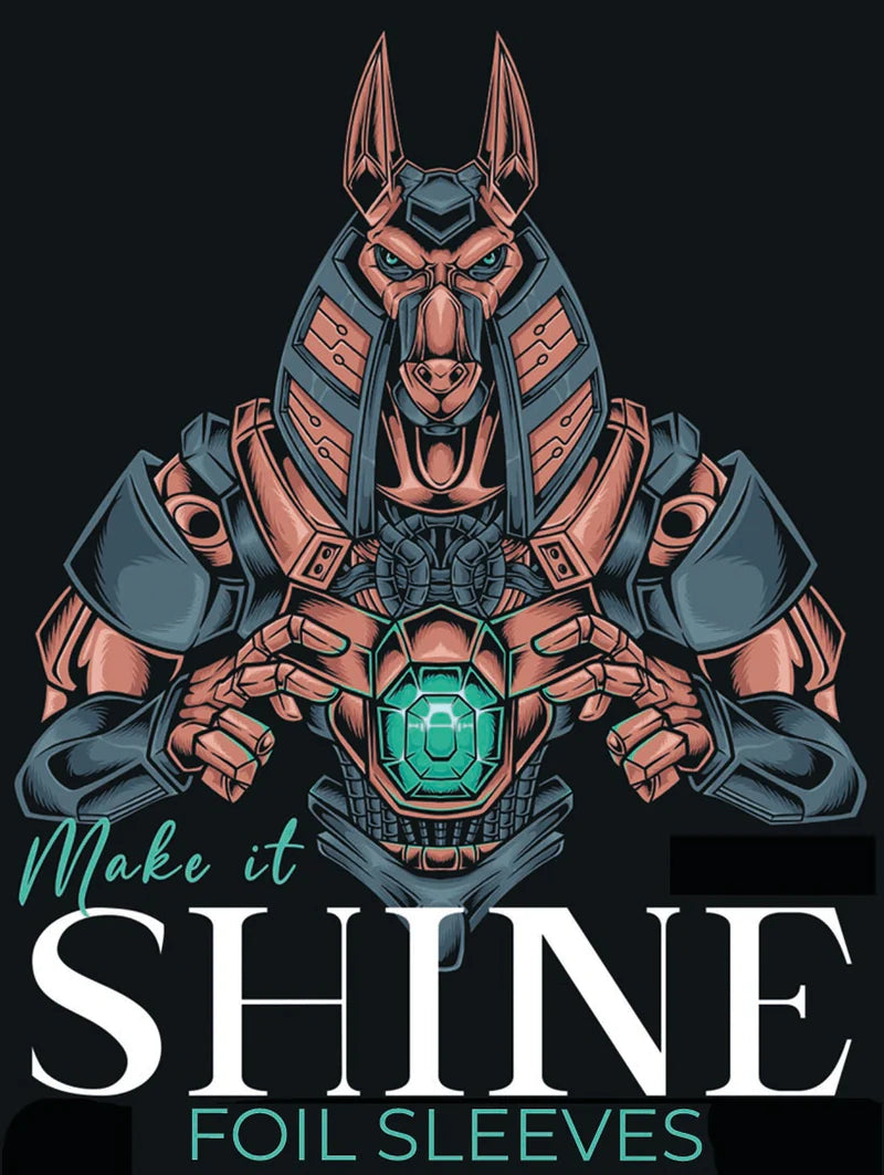 Make it Shine - Black Foil Sleeves 100ct (66mm x 91mm)