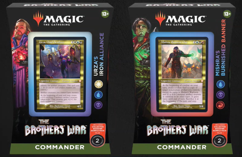 MTG THE BROTHERS WAR COMMANDER SET OF 2 DECKS