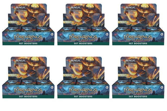 MTG LORD OF THE RINGS SET BOOSTER BOX (Lot de 6)
