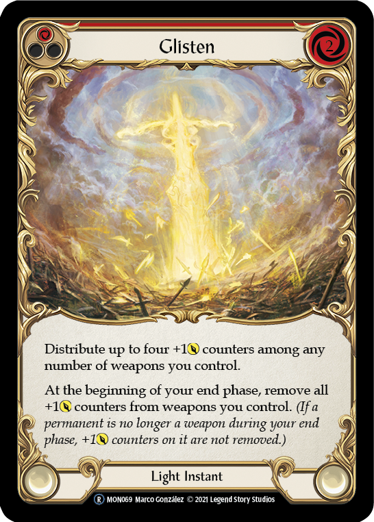 Glisten (Red) [Monarch Unlimited] Unlimited Rainbow Foil