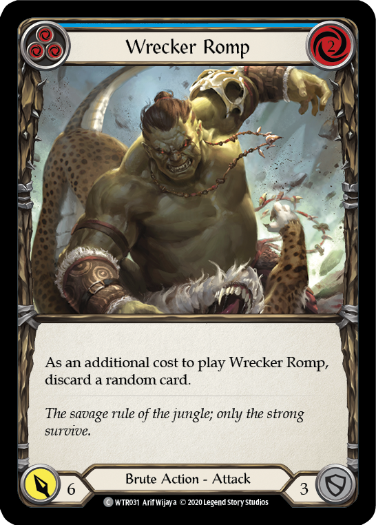 Wrecker Romp (Blue) [Welcome to Rathe Unlimited] Unlimited Rainbow Foil