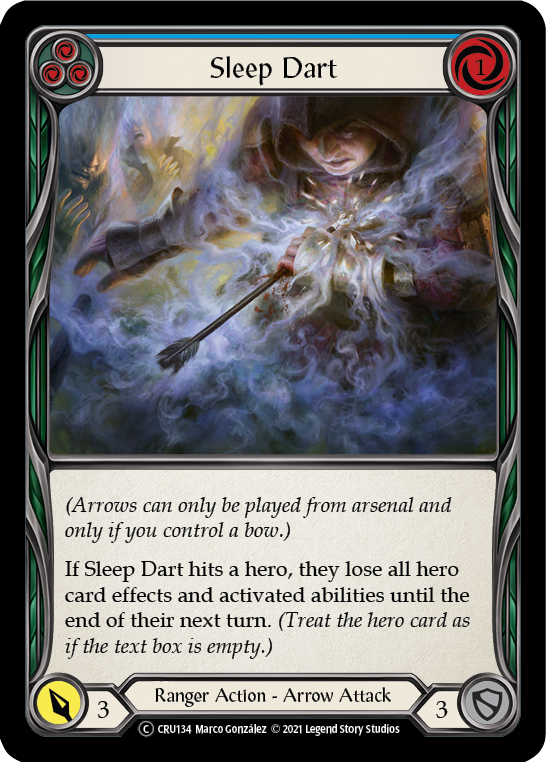 Sleep Dart (Blue) [Crucible of War Unlimited] Unlimited Normal