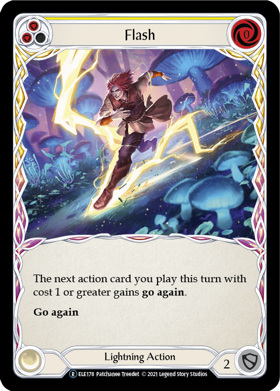 Flash (Yellow) [Tales of Aria Unlimited] Unlimited Rainbow Foil