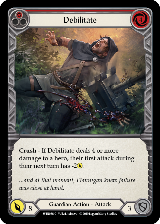 Debilitate (Red) [Welcome to Rathe 1st Edition] Alpha Print Normal