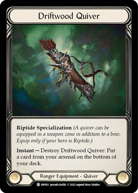 Driftwood Quiver [Outsiders] (Riptide Blitz Deck)