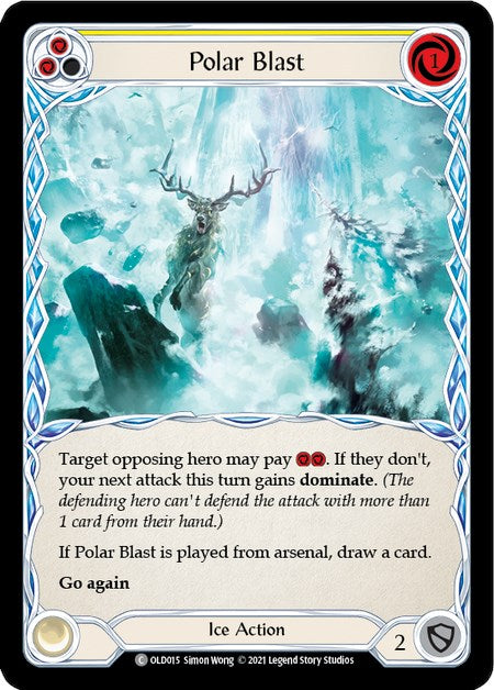 Polar Blast (Yellow) [Tales of Aria Blitz Deck] 1st Edition Normal