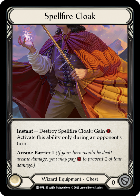 Spellfire Cloak [Uprising] Rainbow Foil