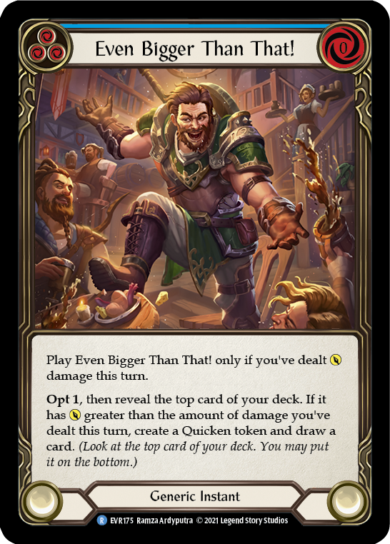 Even Bigger Than That! (Blue) [Everfest] 1st Edition Normal