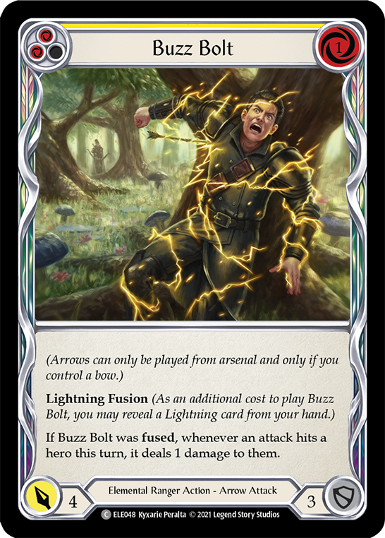 Buzz Bolt (Yellow) [Tales of Aria 1st Edition] 1st Edition Rainbow Foil