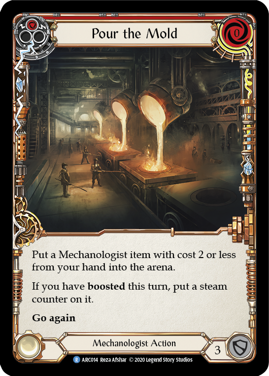 Pour the Mold (Red) [Arcane Rising Unlimited] Unlimited Normal