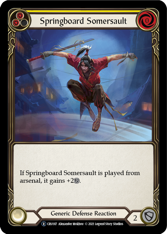 Springboard Somersault [Crucible of War Unlimited] Unlimited Rainbow Foil