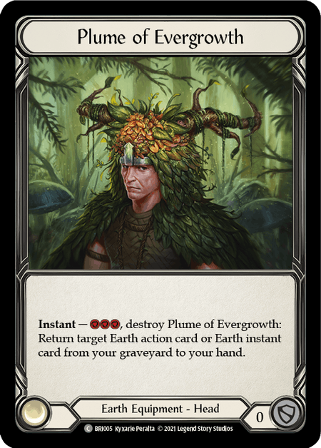 Plume of Evergrowth [Tales of Aria Blitz Deck] 1st Edition Normal