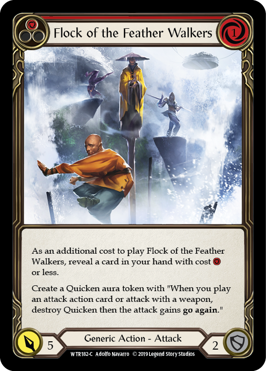 Flock of the Feather Walkers (Red) [Welcome to Rathe 1st Edition] Alpha Print Normal