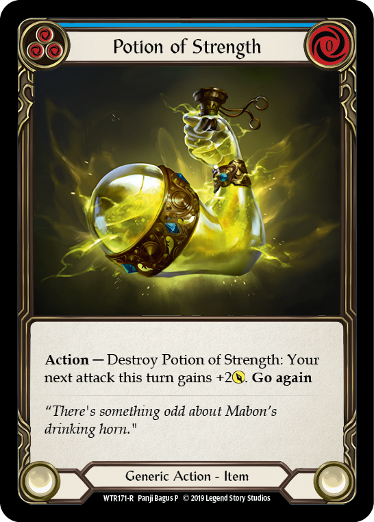 Potion of Strength [Welcome to Rathe 1st Edition] Alpha Print Rainbow Foil