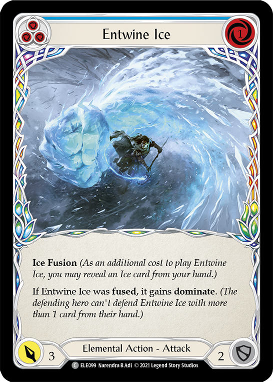 Entwine Ice (Blue) [Tales of Aria 1st Edition] 1st Edition Rainbow Foil