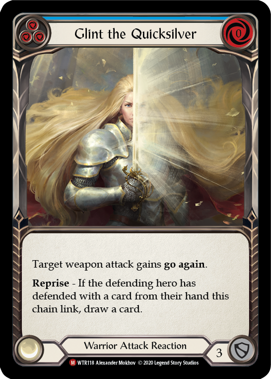 Glint the Quicksilver [Welcome to Rathe Unlimited] Unlimited Rainbow Foil
