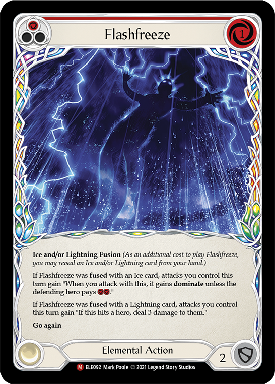 Flashfreeze [Tales of Aria 1st Edition] 1st Edition Rainbow Foil