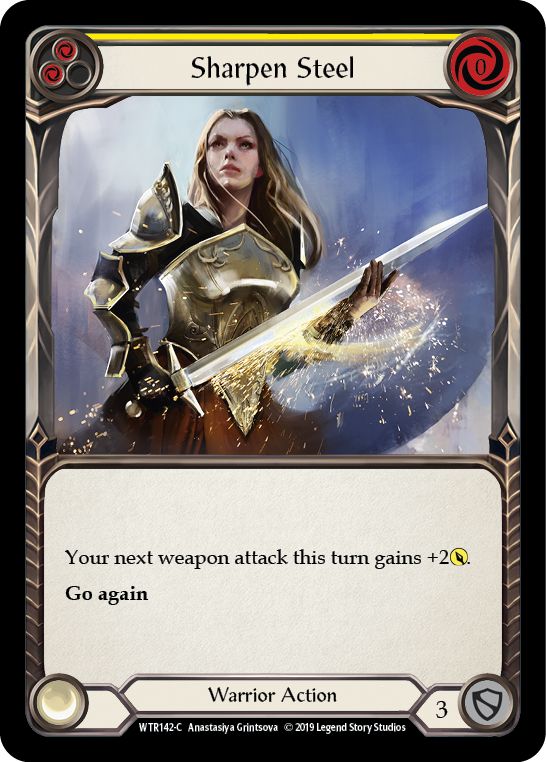 Sharpen Steel (Yellow) [Welcome to Rathe 1st Edition] Alpha Print Rainbow Foil