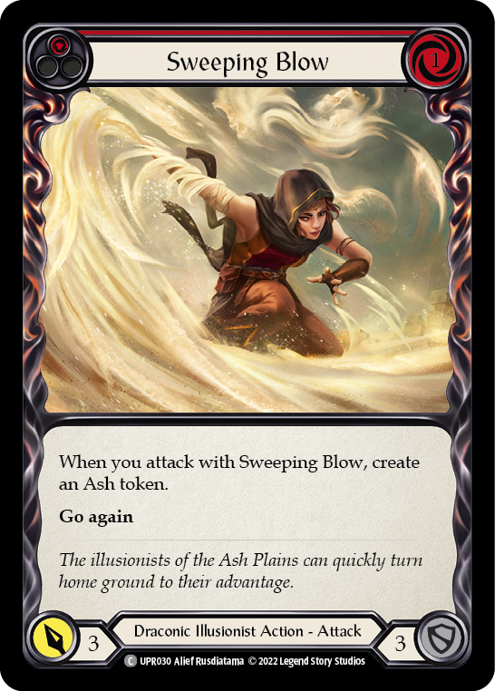 Sweeping Blow (Red) [Uprising] Rainbow Foil