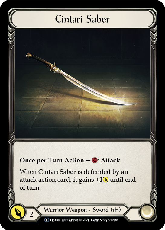 Cintari Saber [Crucible of War Unlimited] Unlimited Rainbow Foil