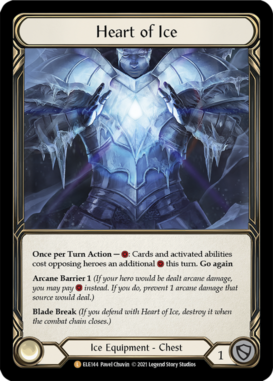 Heart of Ice [Tales of Aria 1st Edition] 1st Edition Cold Foil