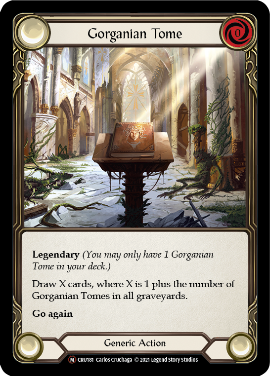 Gorganian Tome [Crucible of War Unlimited] Unlimited Rainbow Foil