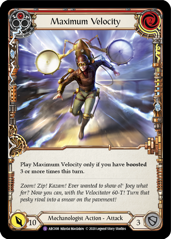 Maximum Velocity [Arcane Rising Unlimited] Unlimited Rainbow Foil