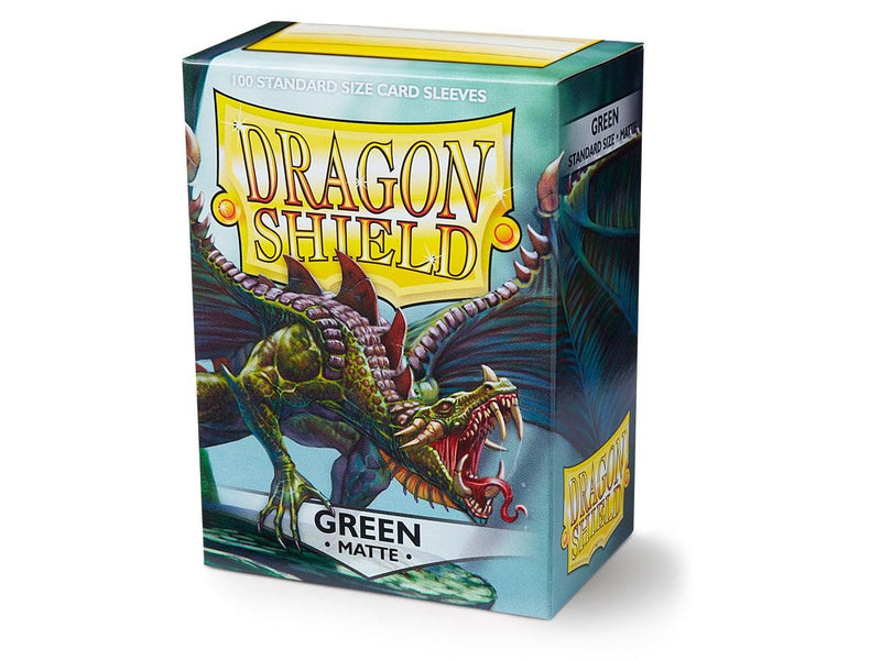 Dragon Shield Sleeves Matte Green 100ct