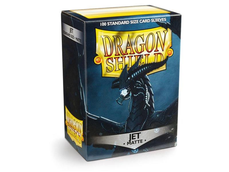 Dragon Shield Sleeves Matte Jet  100ct