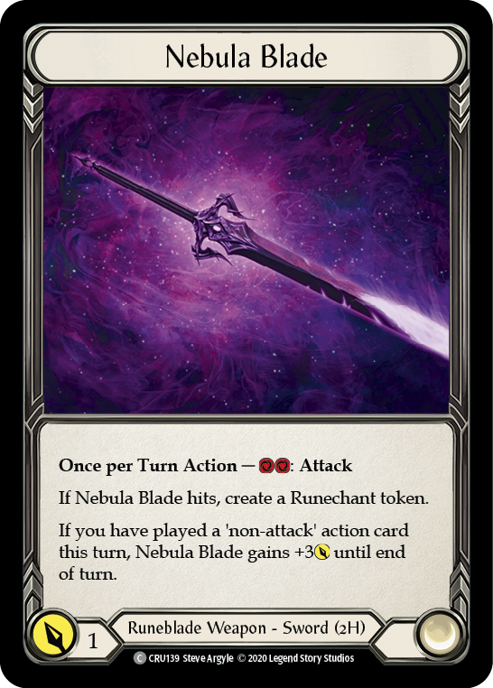 Nebula Blade [Crucible of War 1st Edition] 1st Edition Normal
