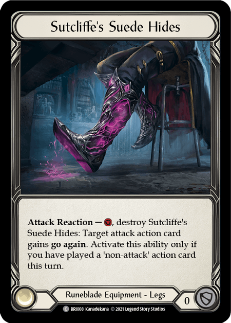 Sutcliffe's Suede Hides [Tales of Aria Blitz Deck] 1st Edition Normal