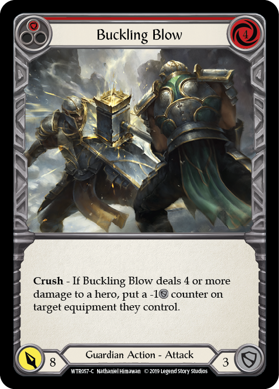 Buckling Blow (Red) [Welcome to Rathe 1st Edition] Alpha Print Normal