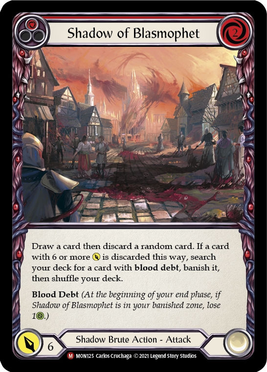 Shadow of Blasmophet [Monarch 1st Edition] 1st Edition Rainbow Foil