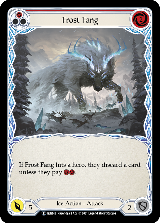 Frost Fang (Red) [Tales of Aria Unlimited] Unlimited Rainbow Foil