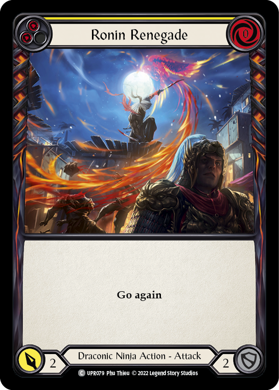 Ronin Renegade (Yellow) [Uprising] Rainbow Foil