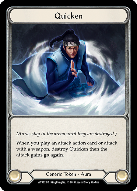 Quicken // Rhinar, Reckless Rampage [Welcome to Rathe 1st Edition] 1st Edition Normal