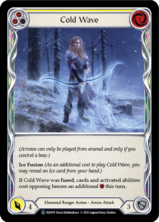 Cold Wave (Yellow) [Tales of Aria Unlimited] Unlimited Rainbow Foil