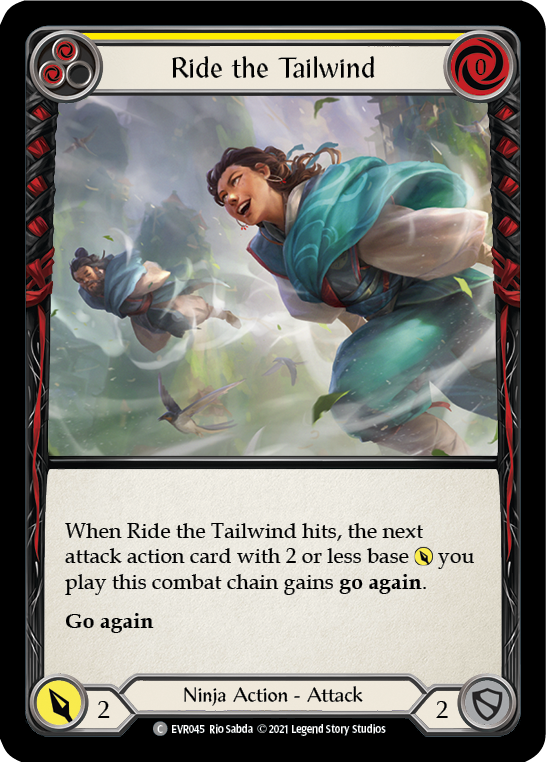 Ride the Tailwind (Yellow) [Everfest] 1st Edition Normal