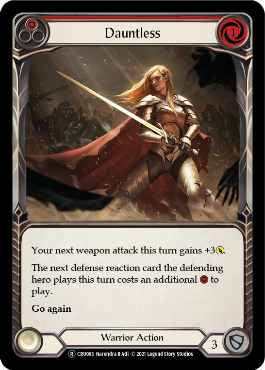 Dauntless (Red) [Crucible of War Unlimited] Unlimited Rainbow Foil